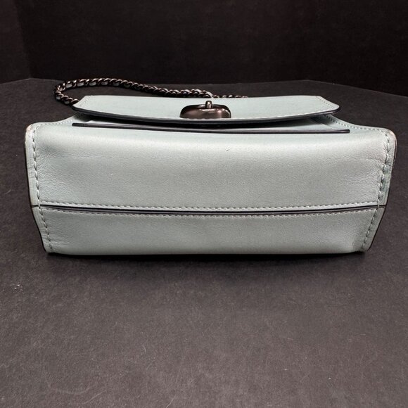 Coach Parker Light Blue Shoulder Bag Crossbody Purse - Picture 8 of 15